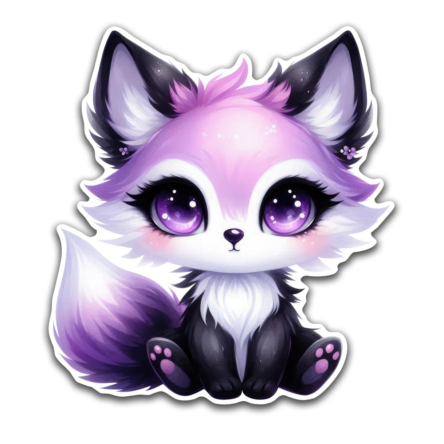 Kawaii Goth Fox - Louisville Custom Made