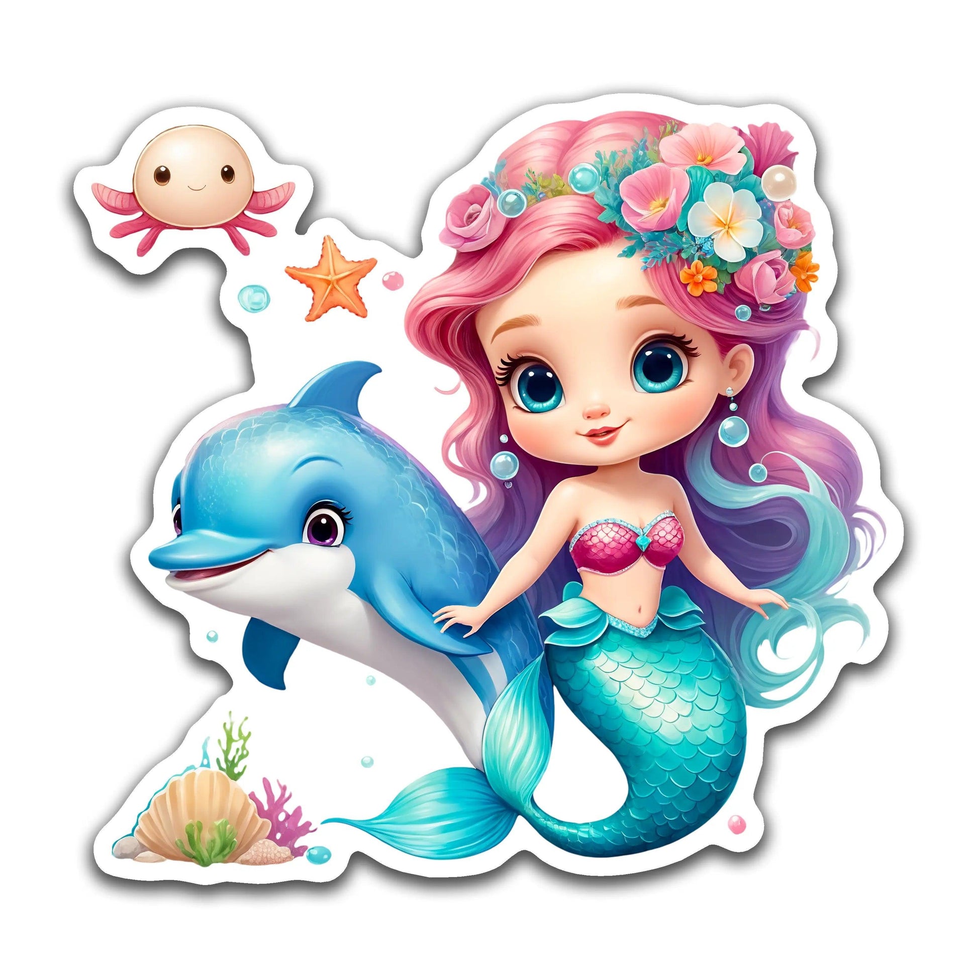 Cute Mermaid 14 - Louisville Custom Made