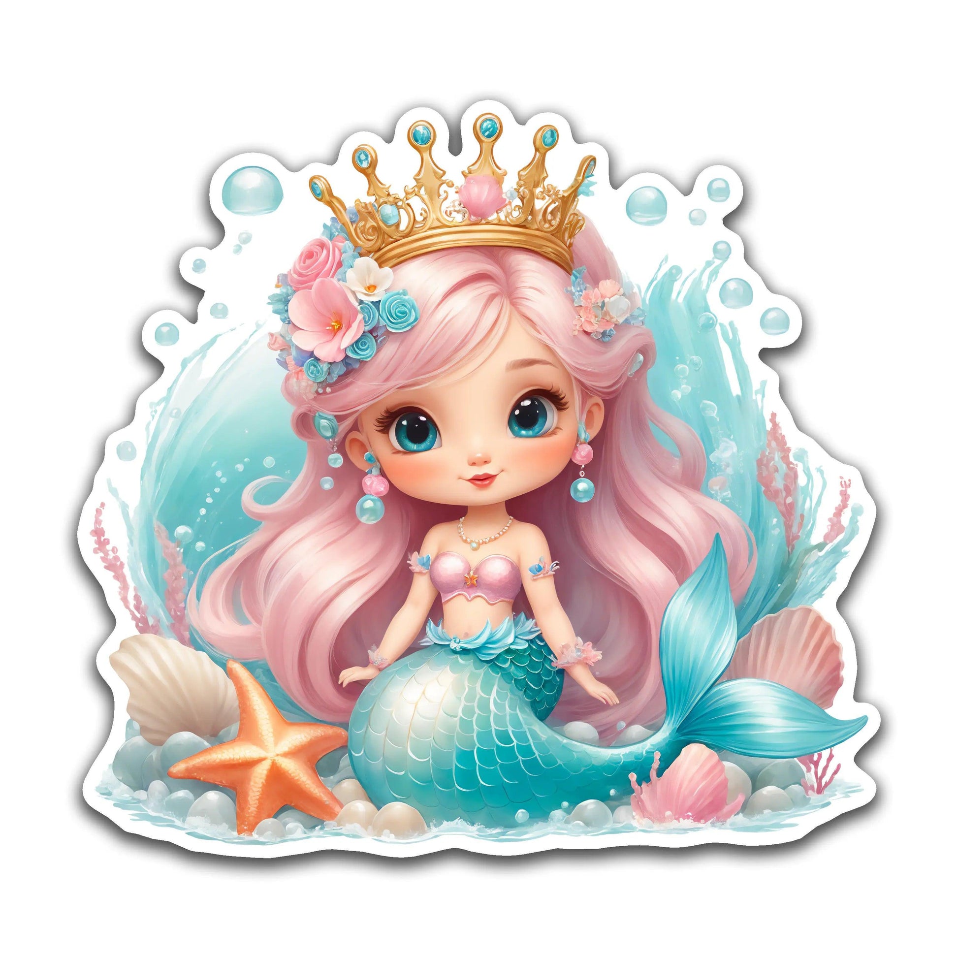 Cute Mermaid 19 - Louisville Custom Made