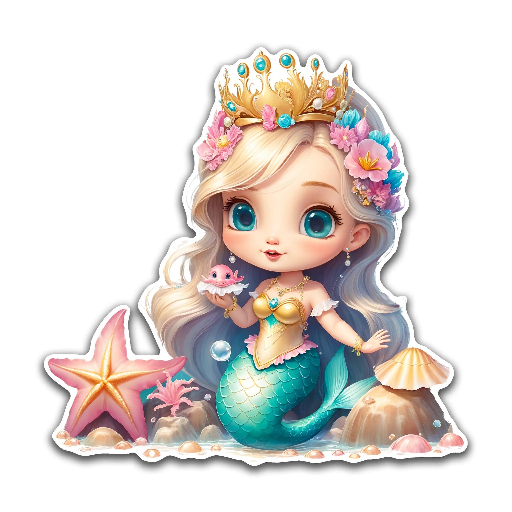 Cute Mermaid 2 - Louisville Custom Made