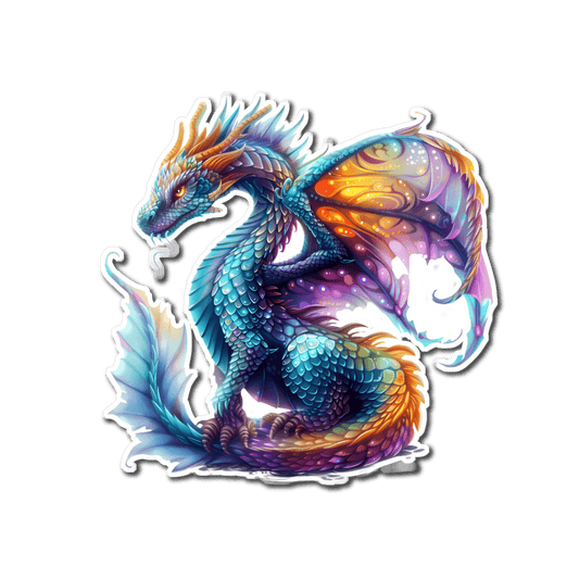 Large Regal Spectrum Dragon Sticker - Louisville Custom Made