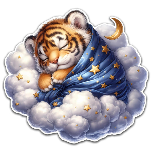 Cute Sleeping Tiger - Louisville Custom Made