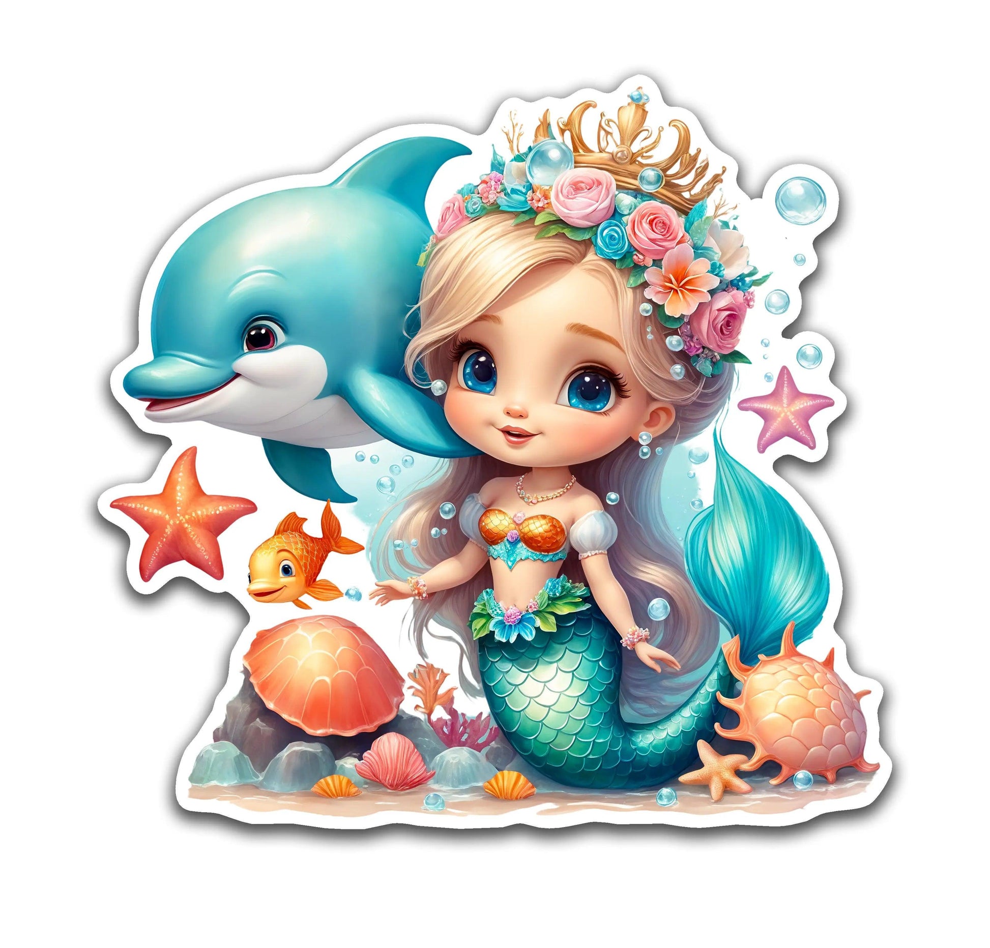 Cute Mermaid 6 - Louisville Custom Made