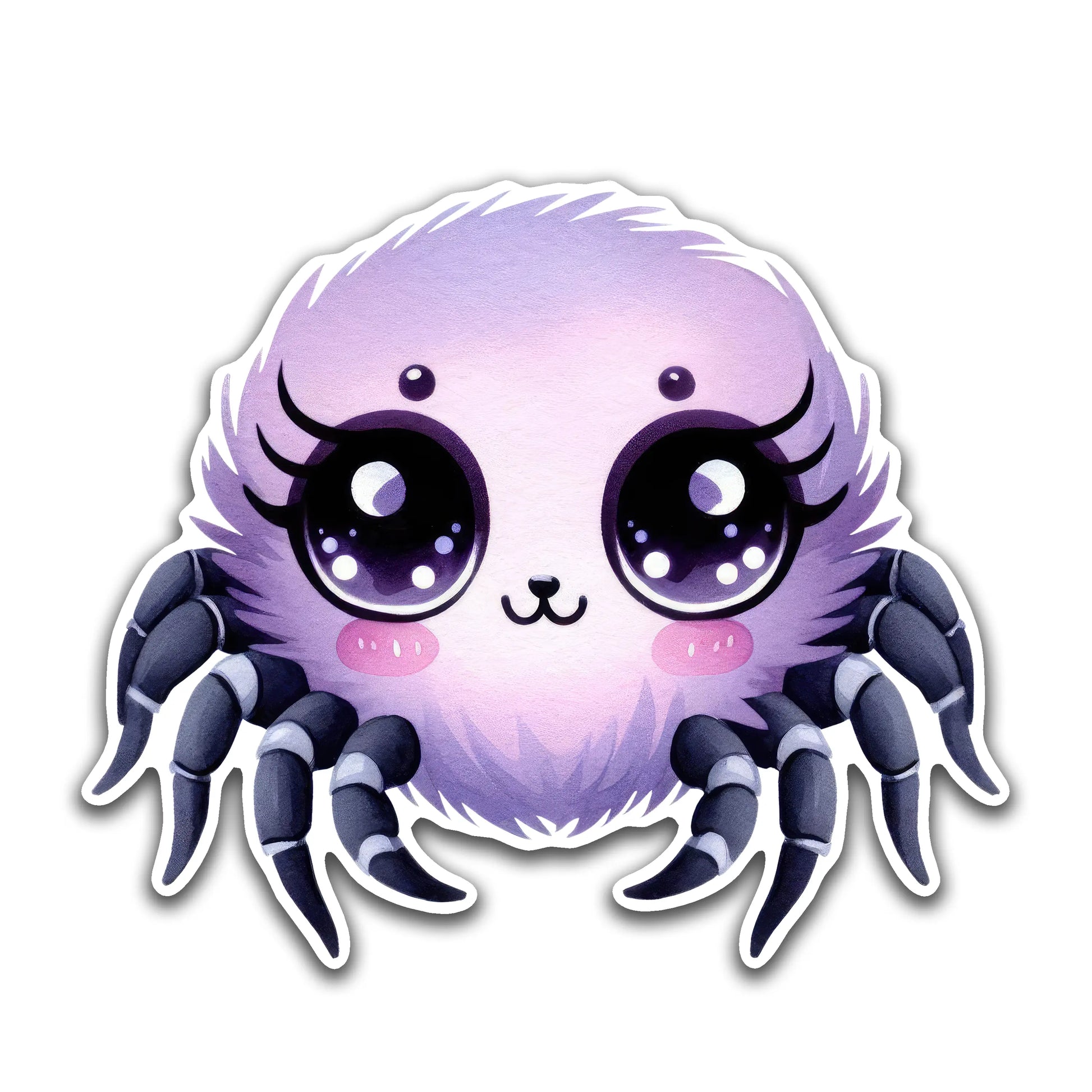 Kawaii Goth Spider - Louisville Custom Made