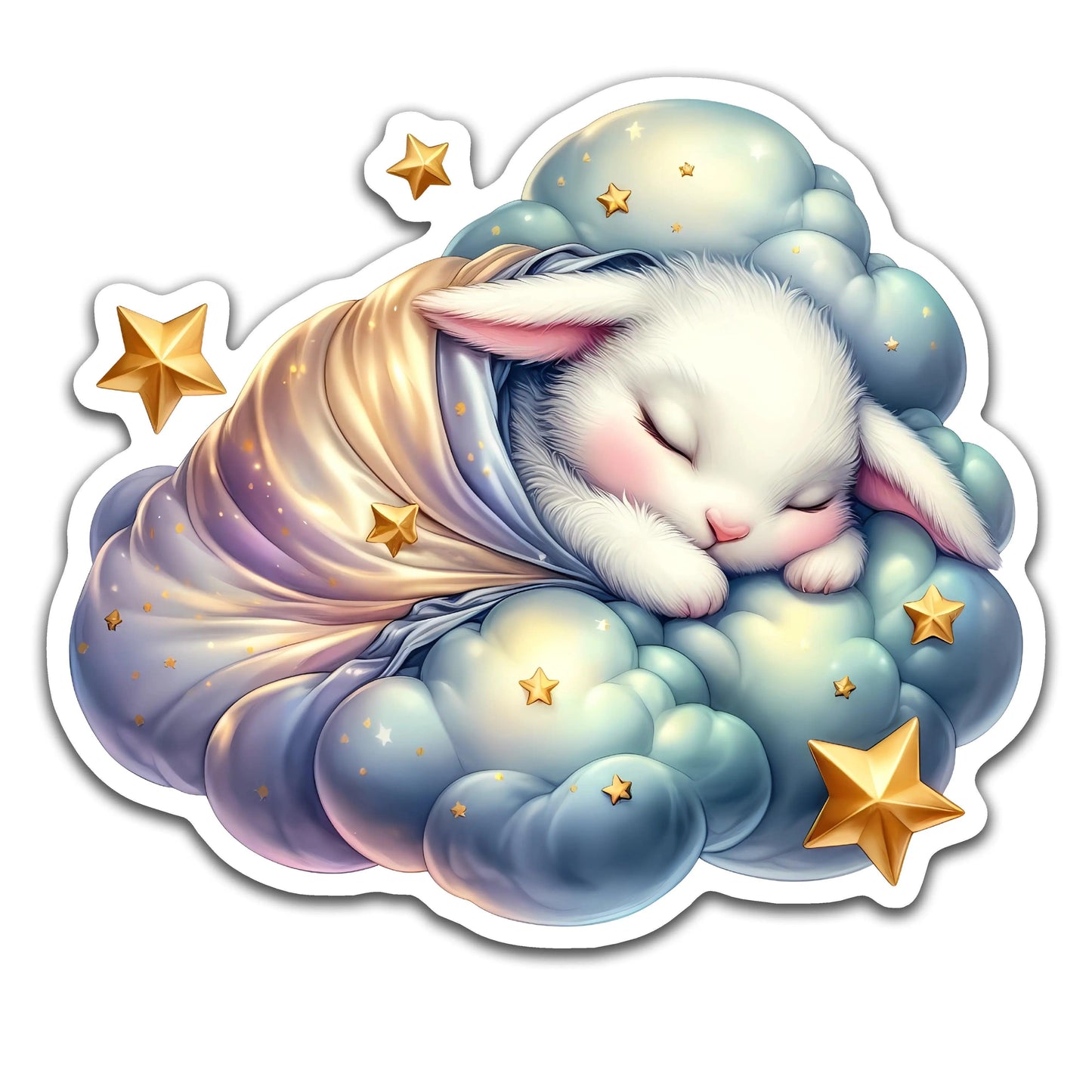 Cute Sleeping Bunny - Louisville Custom Made