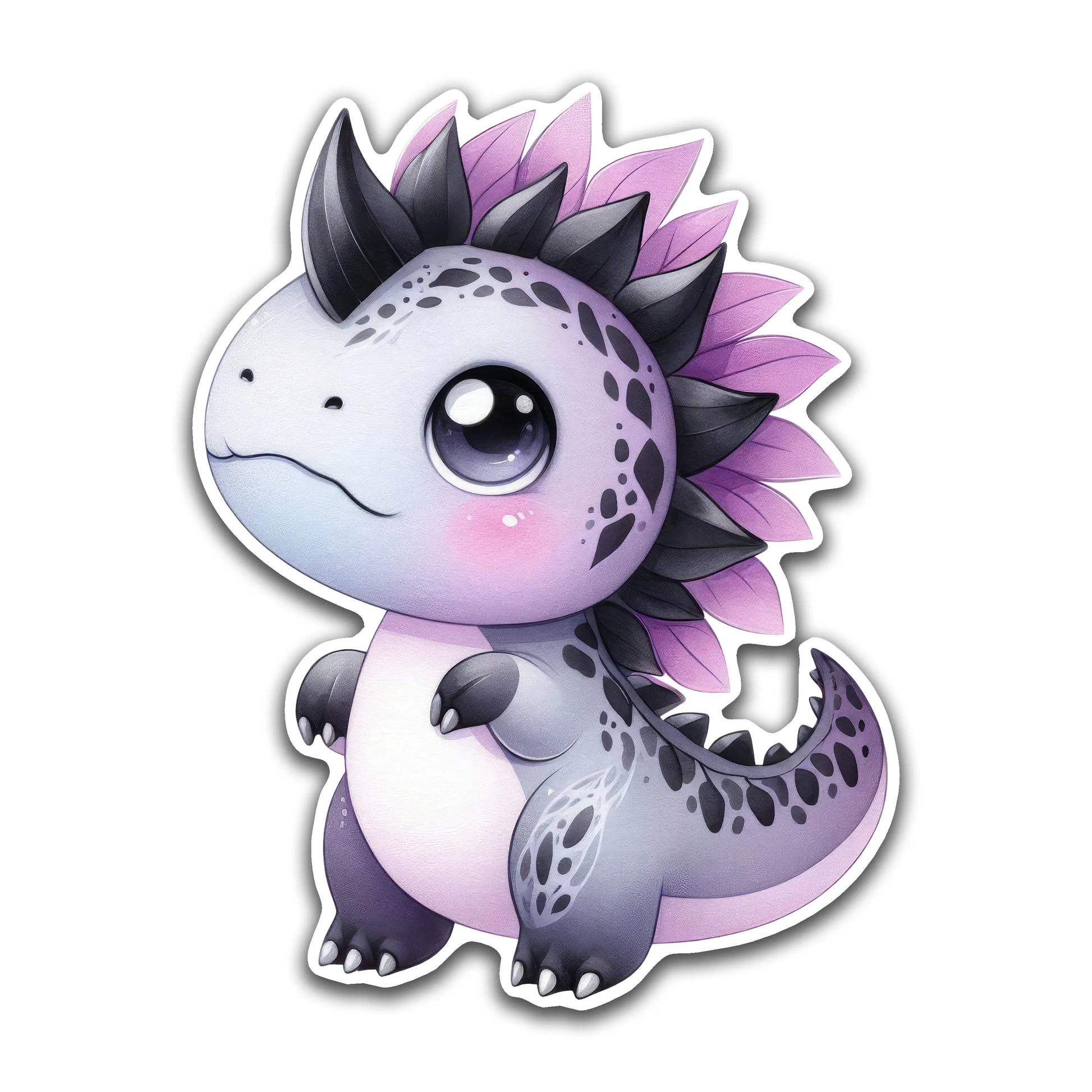 Kawaii Goth Dinosaur - Louisville Custom Made