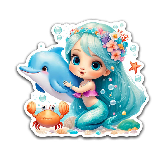 Cute Mermaid 9 - Louisville Custom Made