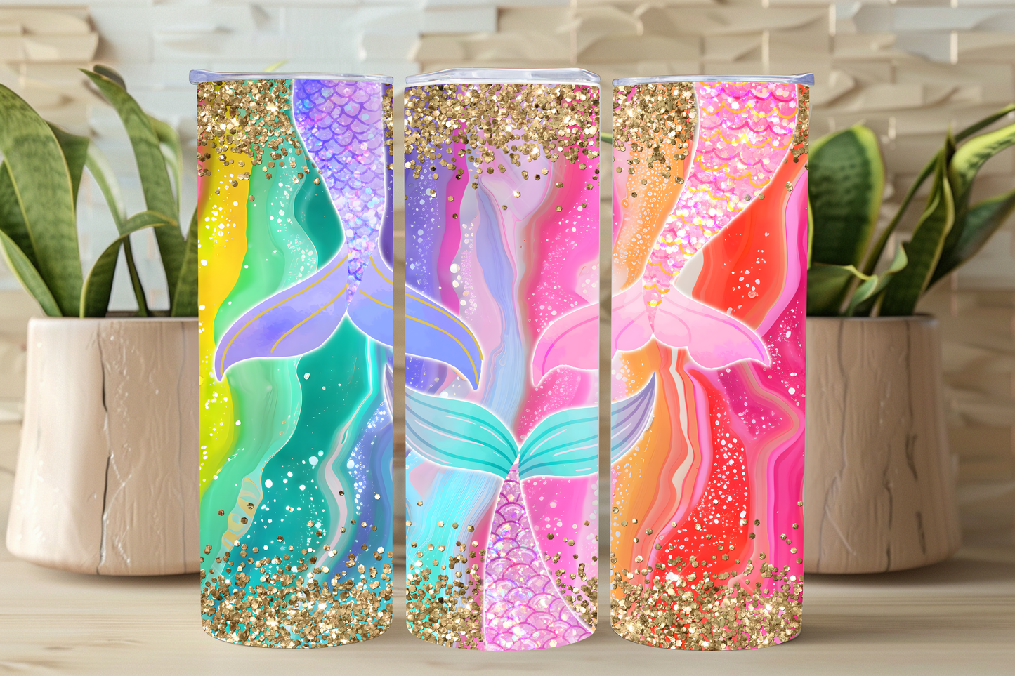 Mermaid Tails 20oz Insulated Tumbler