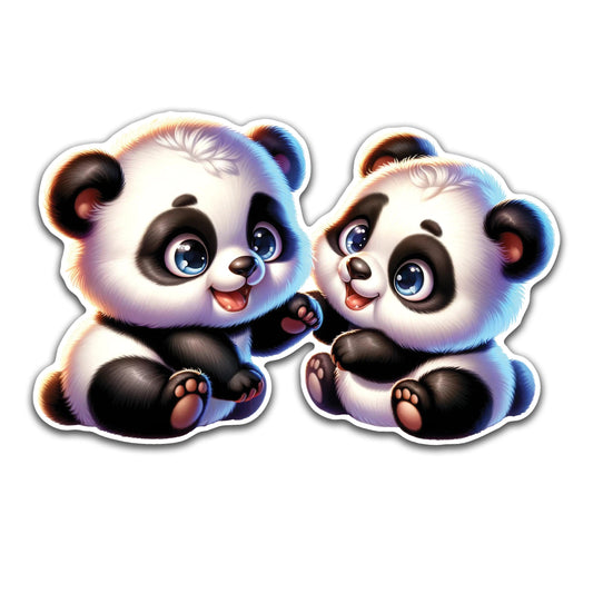 Baby Pandas Playing - Louisville Custom Made